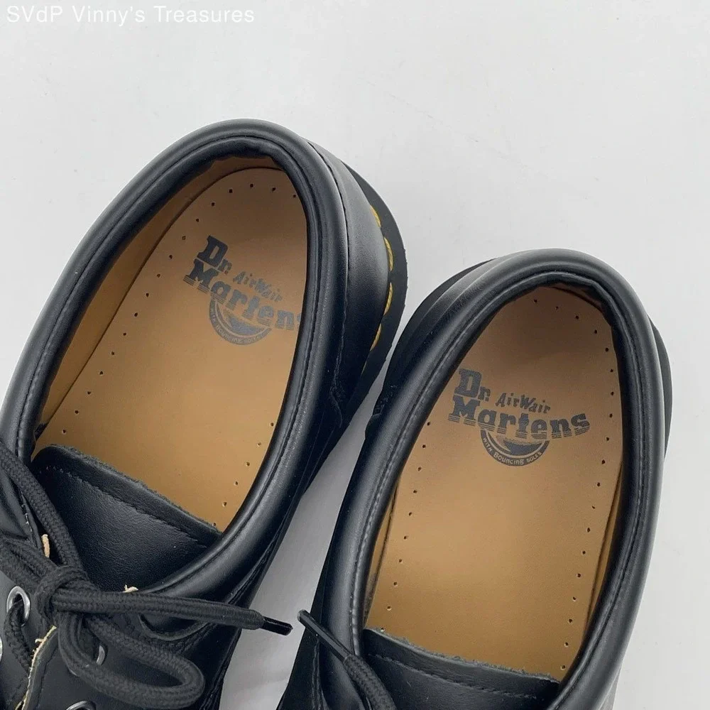 Dr. Martens 11849 3 Eye Oxford Shoes Black Smooth Leather Men's US 12